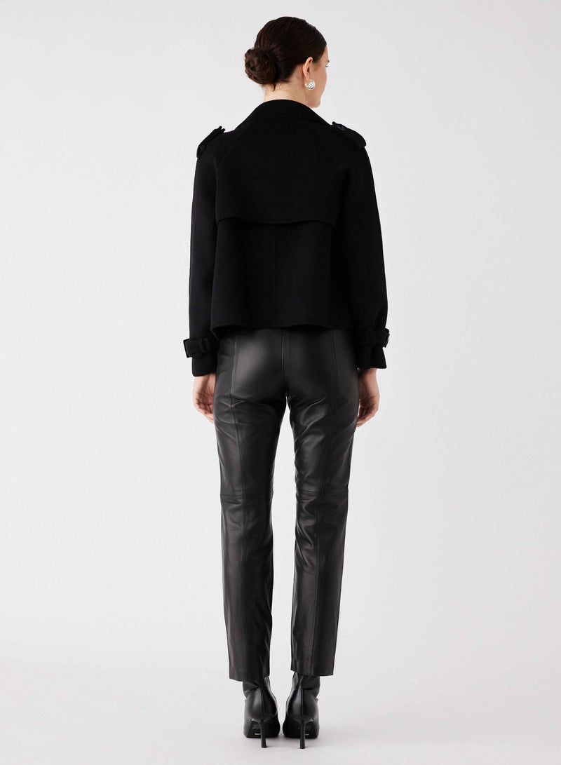 Virtual Cropped Trench - Black