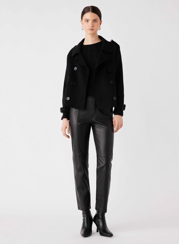 Virtual Cropped Trench - Black