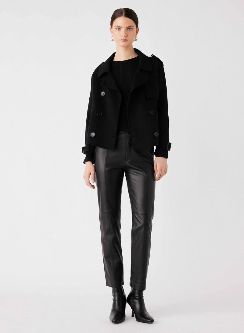 Virtual Cropped Trench - Black