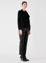 Virtual Cropped Trench - Black
