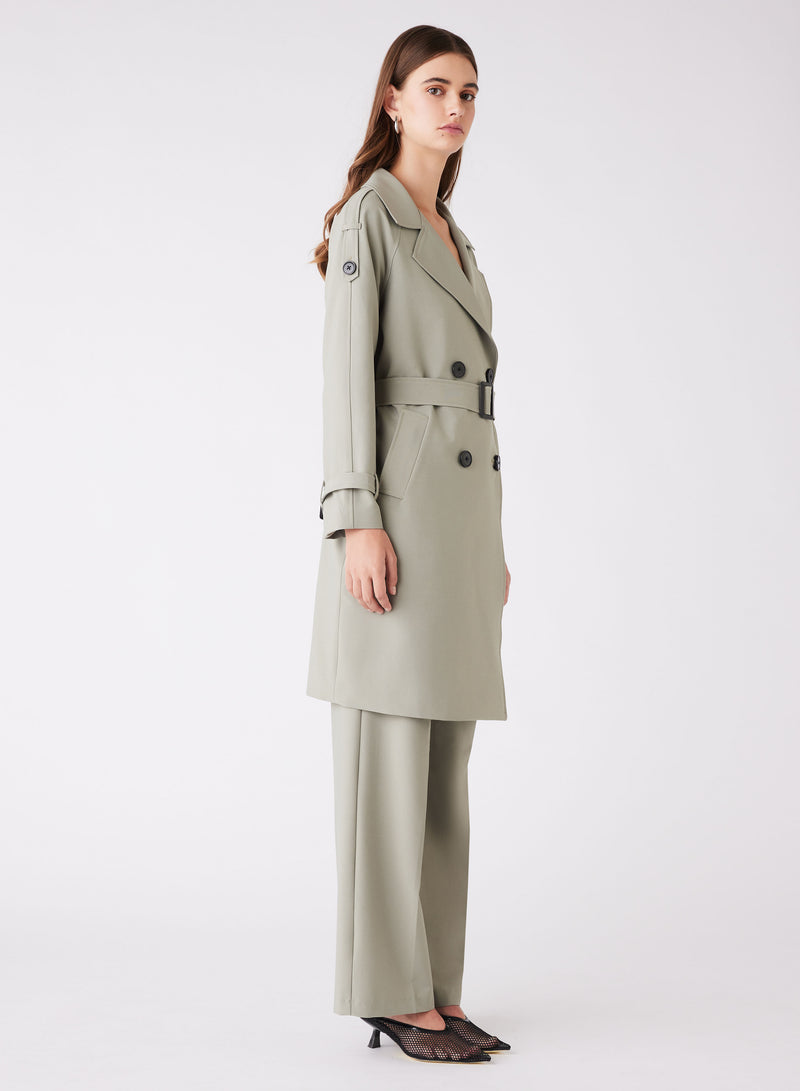 Chicago Trench Coat - Light Khaki