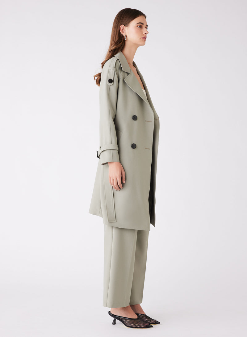 Chicago Trench Coat - Light Khaki