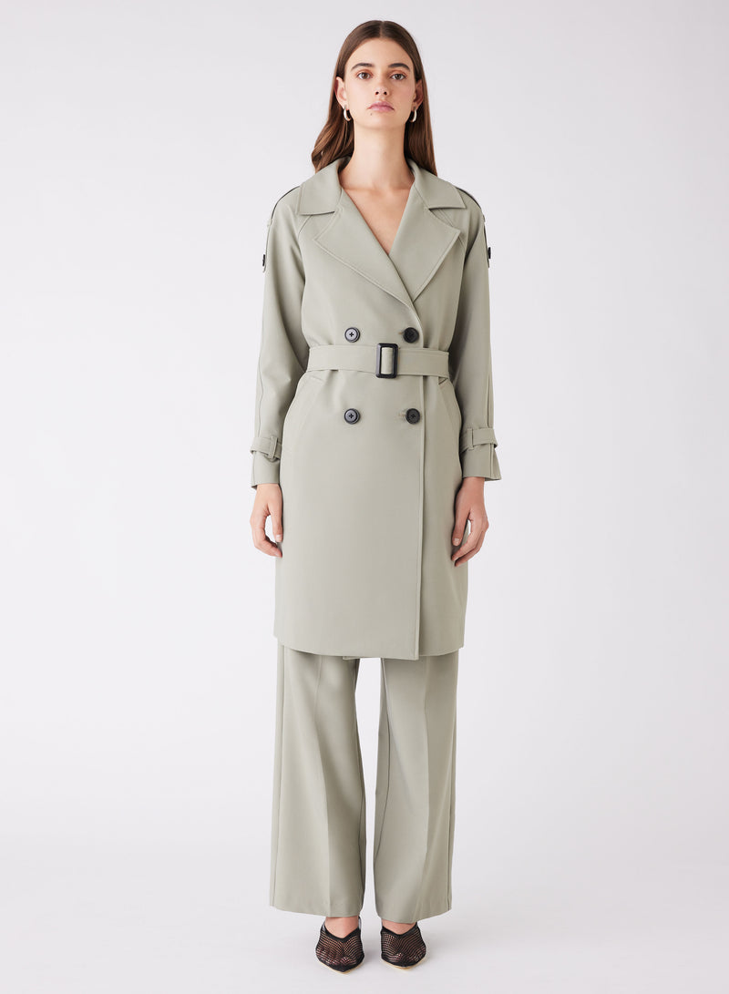 Chicago Trench Coat - Light Khaki