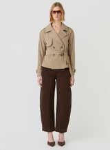 Avenue Cropped Trench -Ashwood