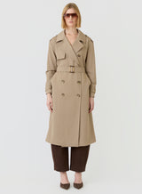 Avenue Trench Coat -Ashwood