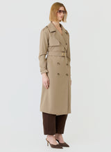 Avenue Trench Coat -Ashwood