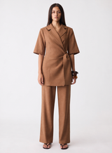 Paragon Blazer Dress - Dune Brown