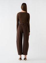 Pinnacle Knit Top - Chocolate