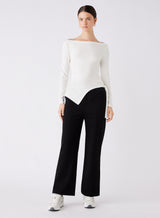 Cancelled Exposition Asymmetric Top - Ivory