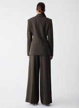 Symmetry Blazer - Dark Olive