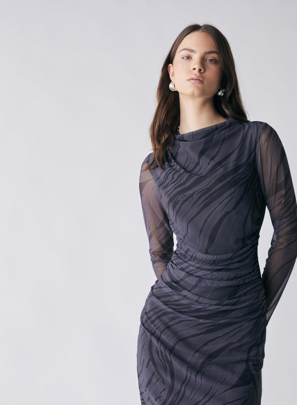Marble Midi Dress