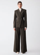 Symmetry Blazer - Dark Olive