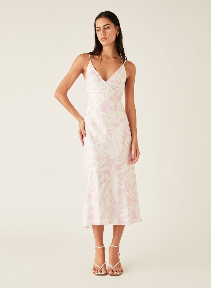Sumerset Dress - Pink/White