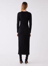 Imperial Midi Dress - Black