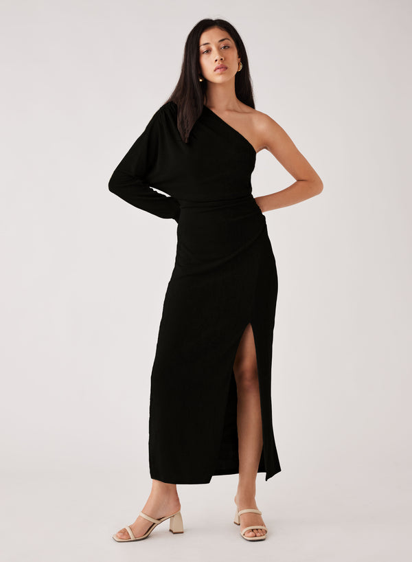 Elodie Midi Dress - Black
