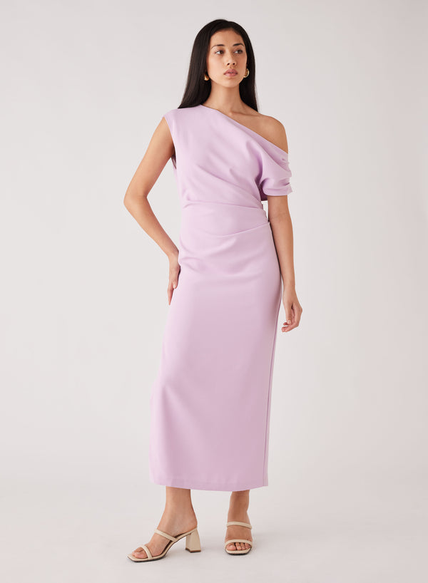 Regency Midi Dress - Lilac