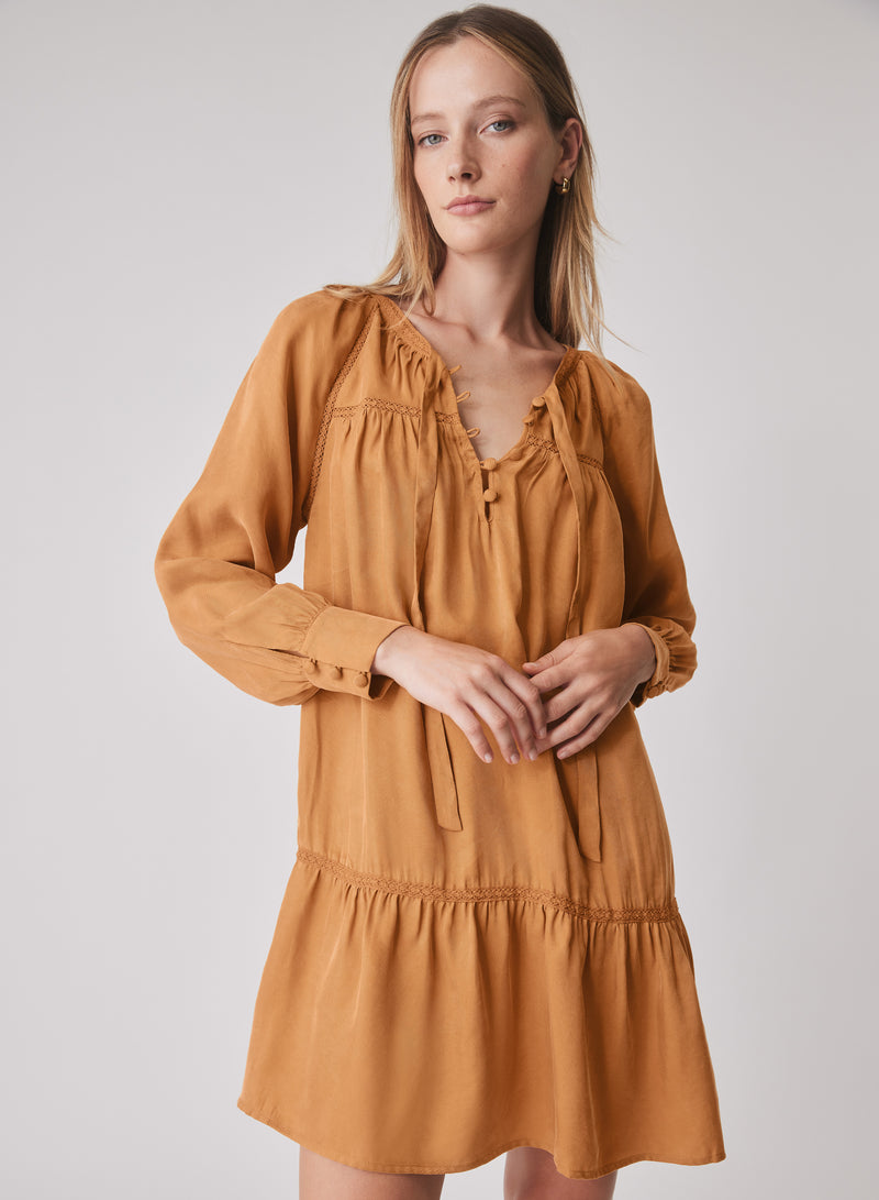 Compass Dress - Mustard