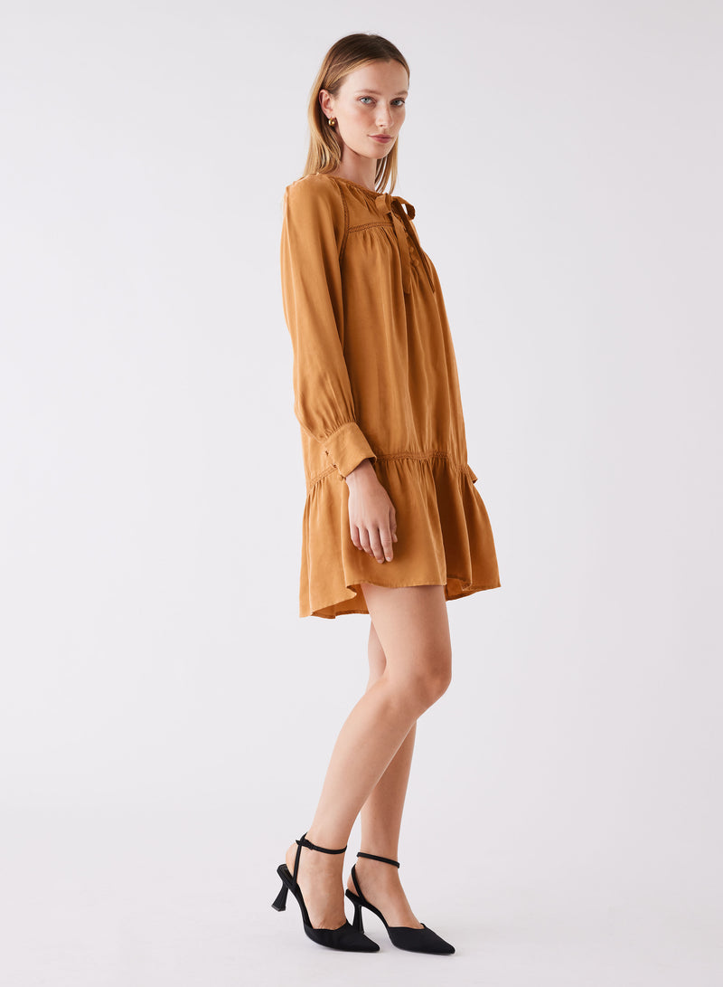 Compass Dress - Mustard