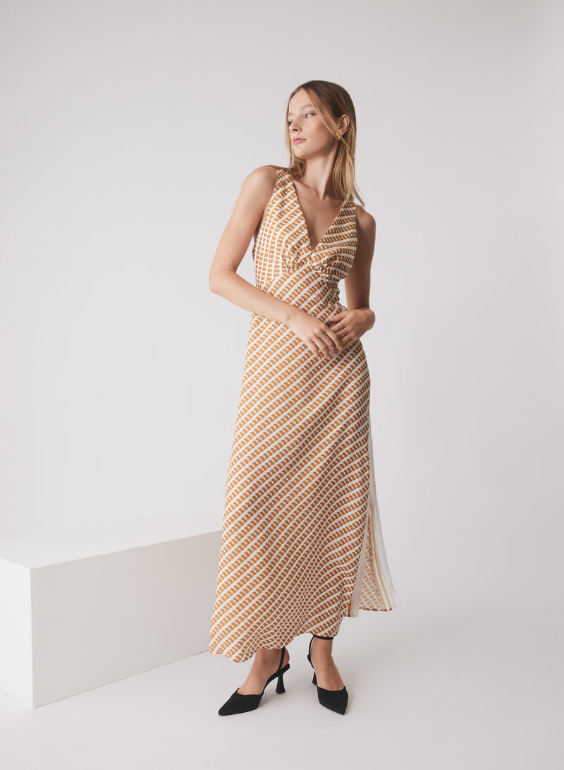 Retrospective Midi Dress - Print