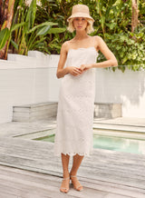 White Haven Midi Dress - White