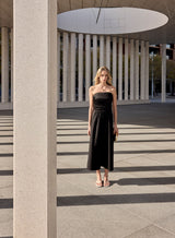 Popsicle Bandeau Dress - Black