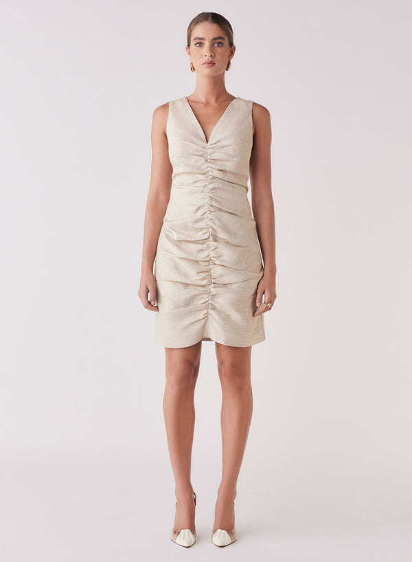 Golden Hour Ruche Dress