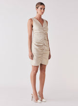 Golden Hour Ruche Dress