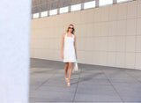 Marseille Halter Dress - White