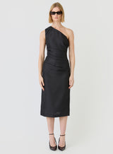 Affinity One Shoulder Midi Dress