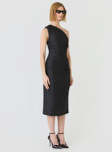 Affinity One Shoulder Midi Dress