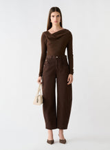 Pinnacle Knit Top - Chocolate