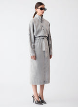 Concord Denim Dress - Grey Denim