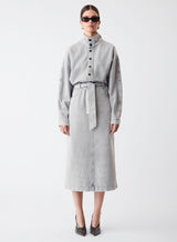Concord Denim Dress - Grey Denim