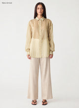 Sahara Shirt - Sage Stripe