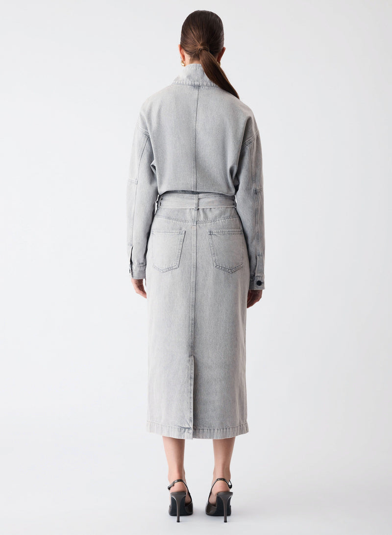 Concord Denim Dress – Esmaee Concord Denim Dress – Esmaee