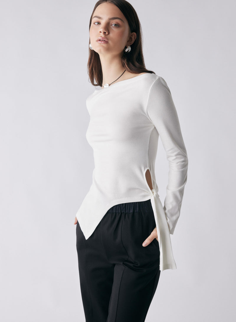 Cancelled Exposition Asymmetric Top - Ivory