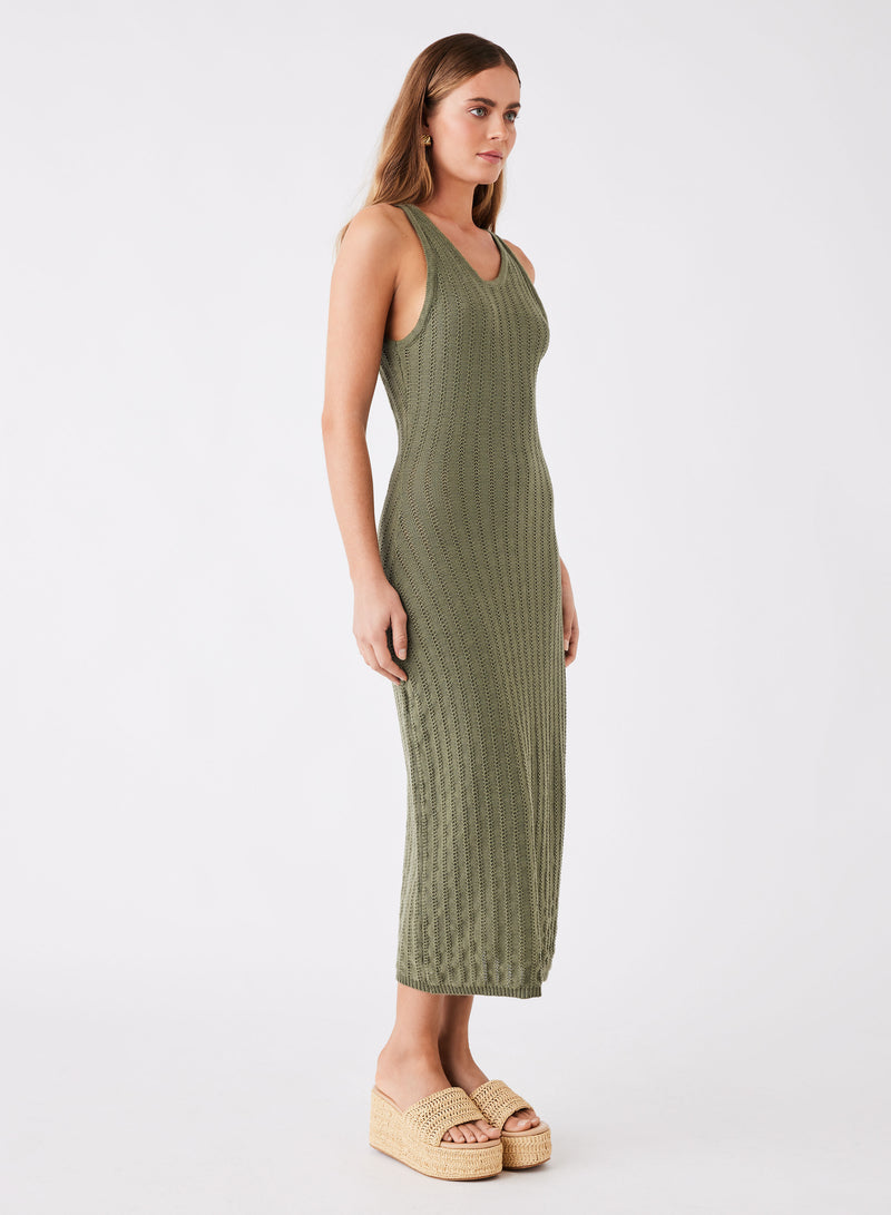 Shutters Dress - Seagreen