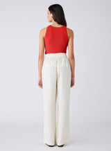 Bronte Linen Tank Poppy