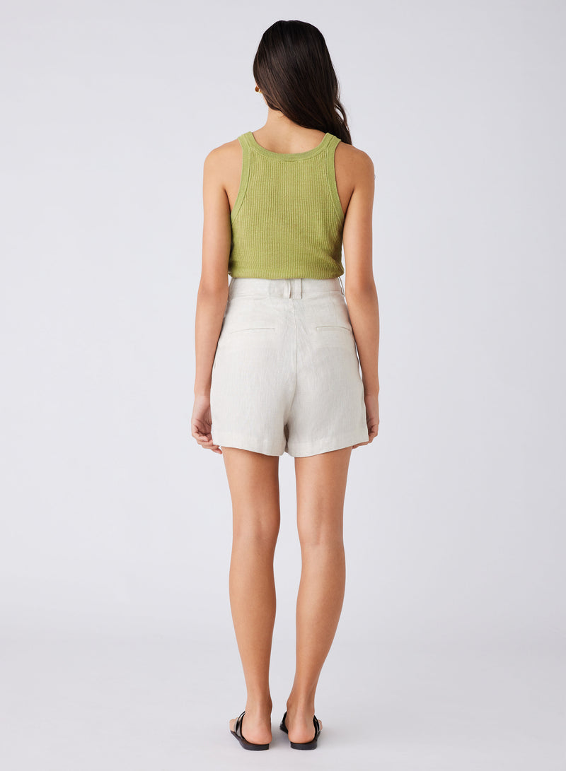 Bronte Linen Tank Fern