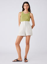 Bronte Linen Tank Fern