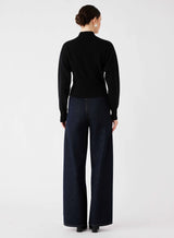 Sierra Zip Cardi - Black