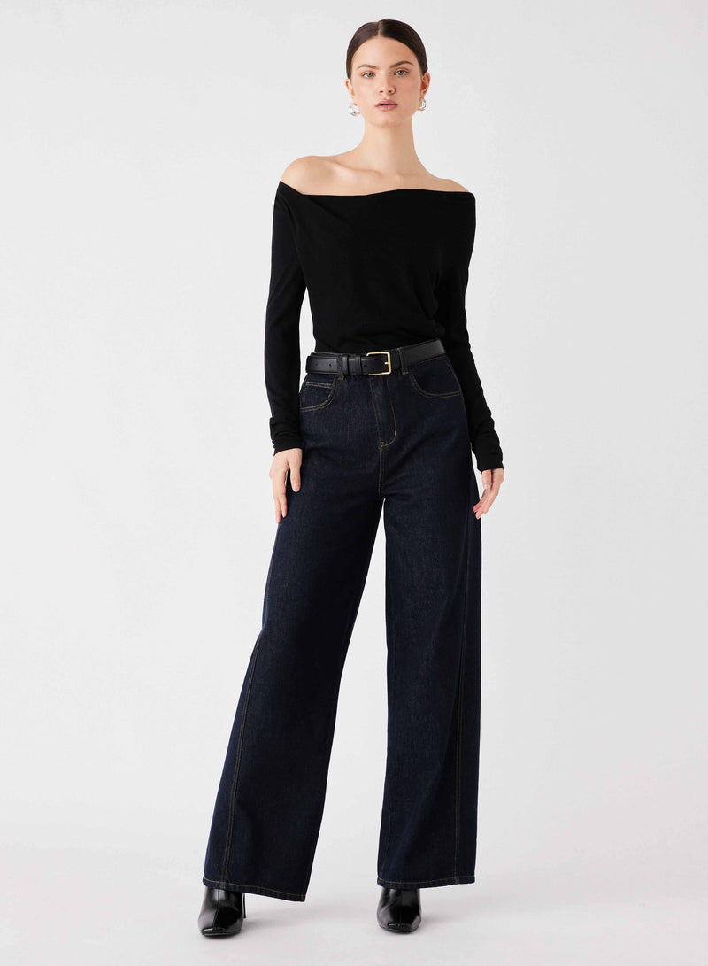 Pinnacle Knit Top - Black