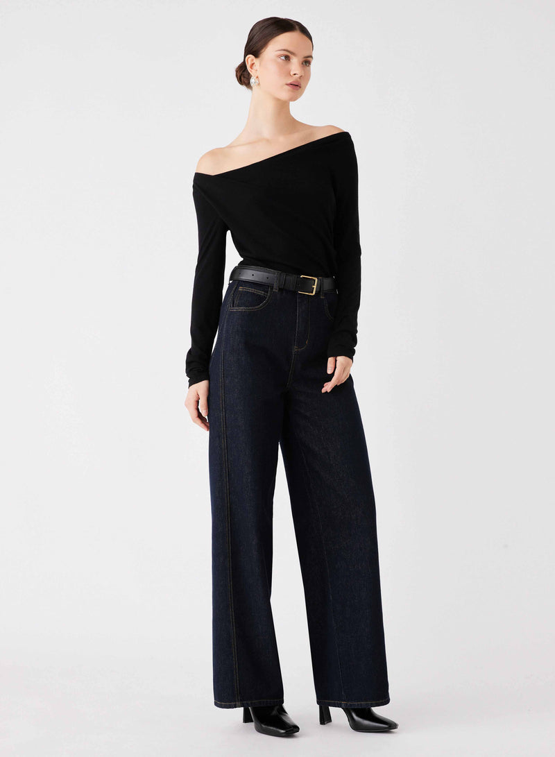 Pinnacle Knit Top - Black