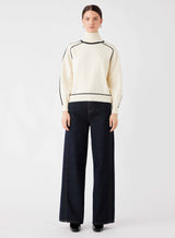 Weekender Sweater - Ivory/Black