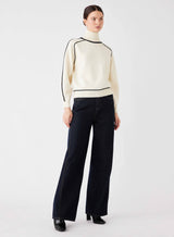 Weekender Sweater - Ivory/Black