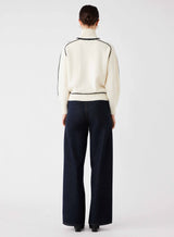 Weekender Sweater - Ivory/Black