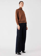 Weekender Sweater - Nutmeg/Black