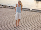 Harbour Knit Tank - Ice Blue