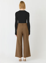 Sidewalk Knit Top Black