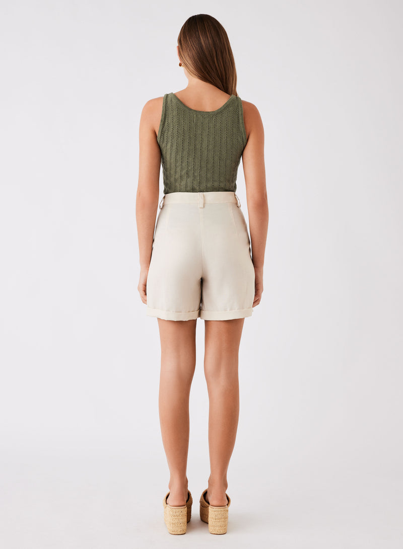 Echo Short -Cream